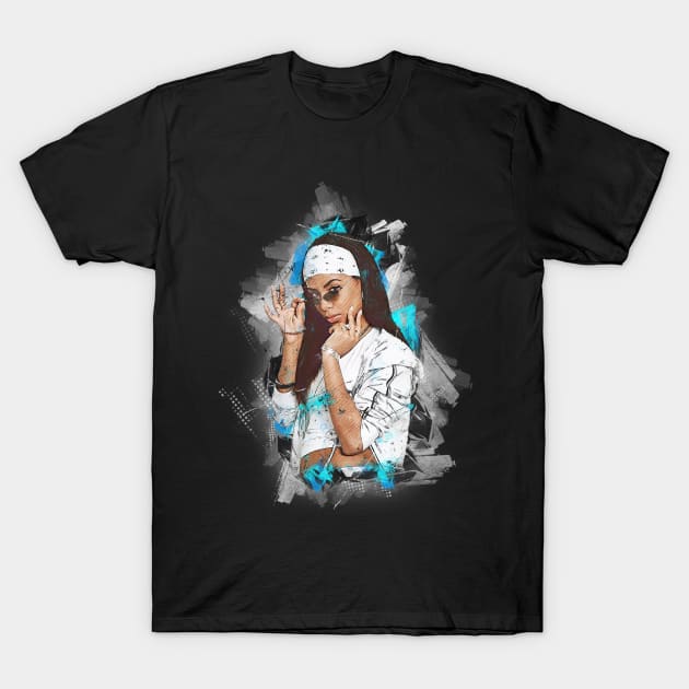 Aaliyah Art T-Shirt by Stacy Peters Art